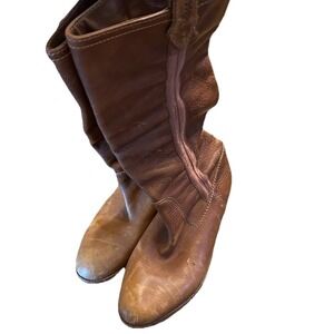 Diesel Boots Womens 39‎ US 8 Leather Vintage Y2K Riding Boots Distressed